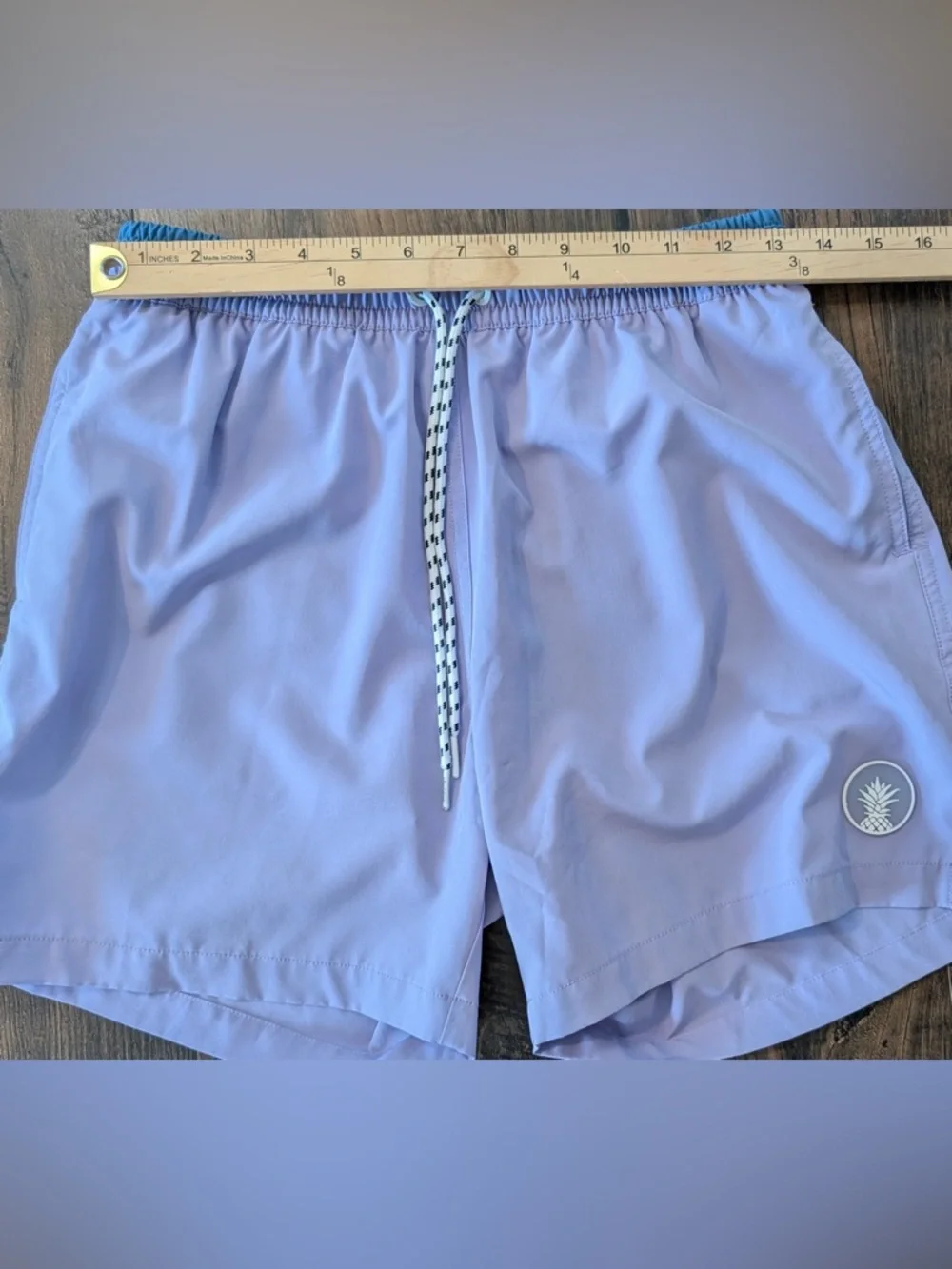 Men’s Chubbies The Love-nders 5.5” Swim Trunks Sz Small Light Purple